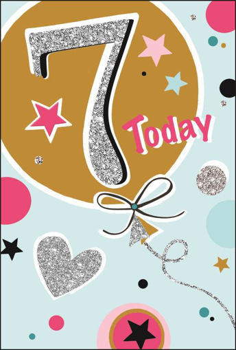 Picture of 7 TODAY BIRTHDAY CARD